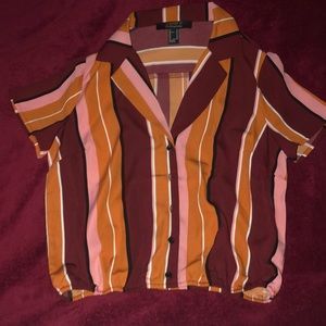 cute and trendy, button up top